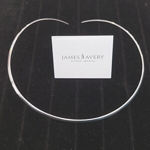 James Avery Omega Sterling Silver Collar Necklace